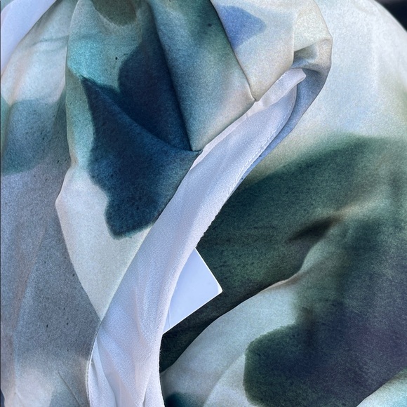 Zara NWT Printed Satin Midi Dress - Size Small - Picture 11 of 11